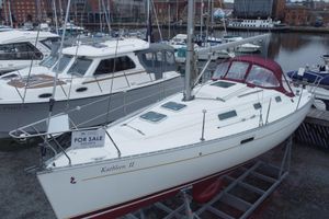 Beneteau Oceanis Clipper 311 2001 Beneteau Oceanis Clipper 311 sailboat for sale, docked in a marina.