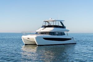 Aquila Aquila 42 Aquila 42 catamaran yacht on calm sea, 2026 model, sleek design.
