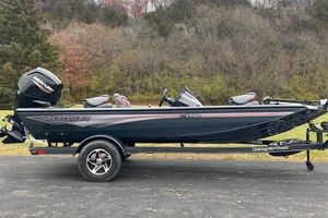 Ranger RT178C 2026 Ranger RT178C fishing boat on trailer, side view, outdoors.