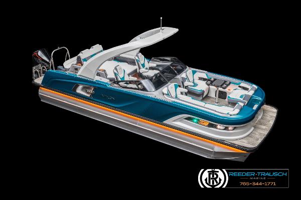Avalon Excalibur VRB 2024 Avalon Excalibur VRB luxury pontoon boat with modern design and premium seating.