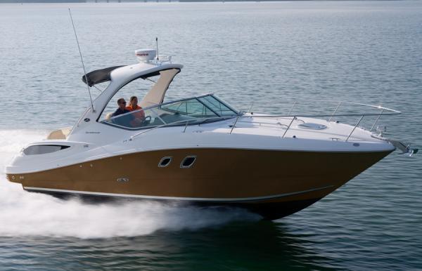 Sea Ray 330 Sundancer Manufacturer Provided Image: 2012 Sea Ray 330 Sundancer cruising on water.