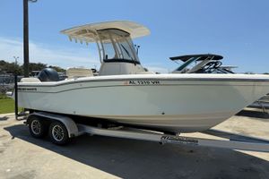Grady-White Fisherman 216 2022 Grady-White Fisherman 216 boat on trailer, parked outdoors.