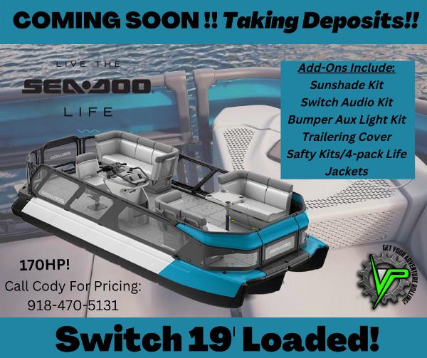2023 SeaDoo Switch, McAlester Oklahoma
