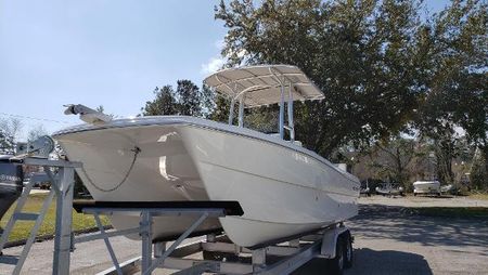 Carolina Cat 23cc Twin Hulls Do Double Duty Boats Com