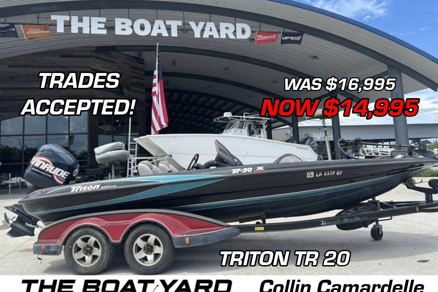 Triton TR 20 2004 Triton TR 20 boat for sale at The Boat Yard, discounted to $14,995.
