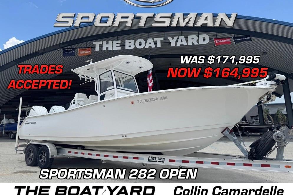 Sportsman Open 282 Center Console 2021 Sportsman Open 282 Center Console boat for sale, discounted price, trades accepted.