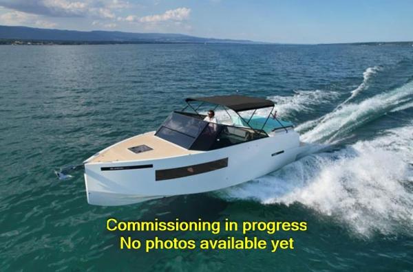 De Antonio Yachts D28 Cruiser 2024 De Antonio Yachts D28 Cruiser on water, commissioning in progress.