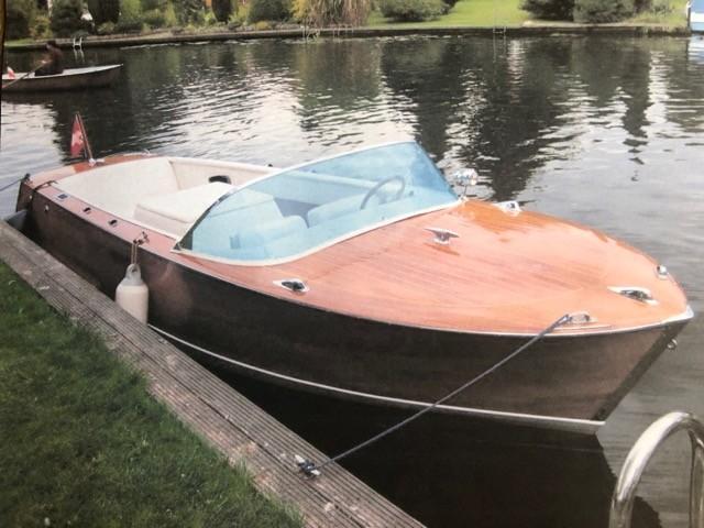 1957 classic runabout boat for sale