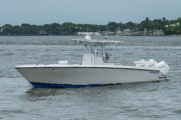 Contender 36 Open 2004 Contender 36 Open boat on the water.