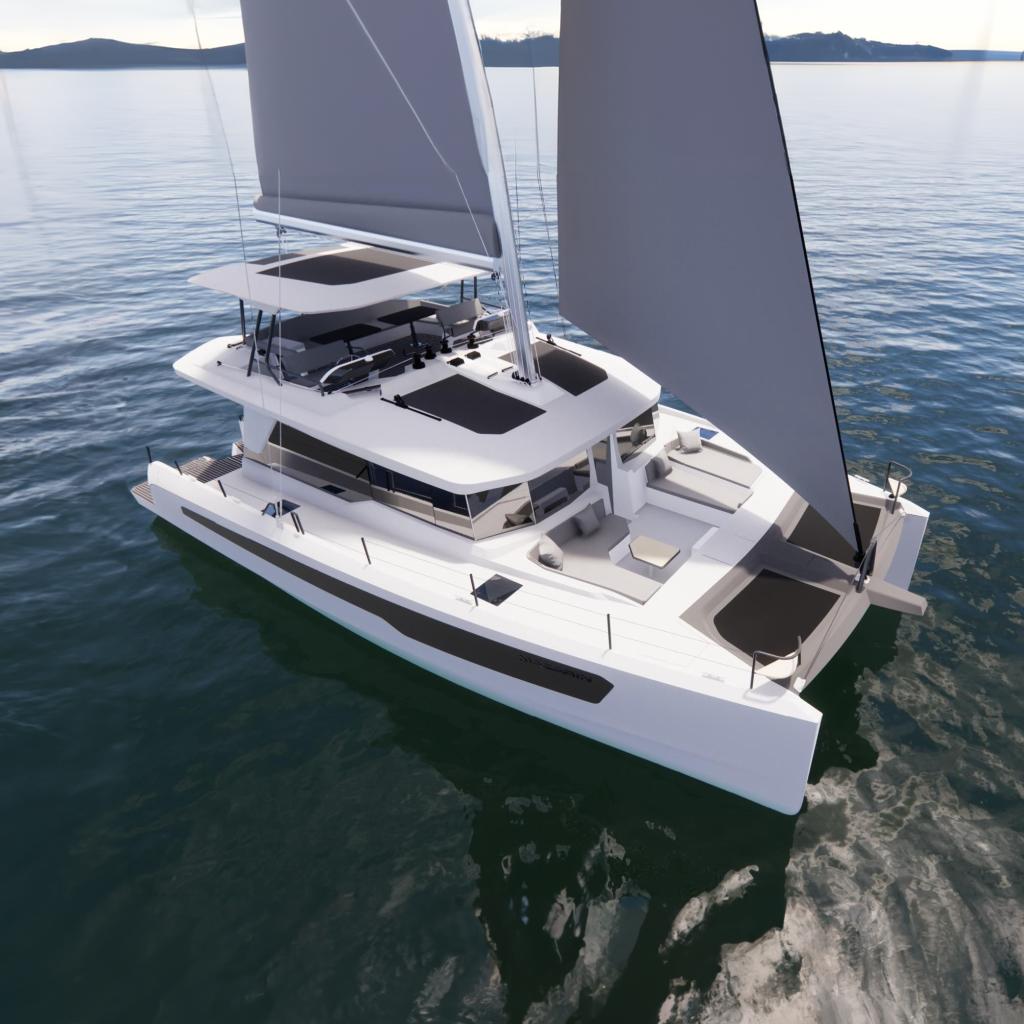 2025 Mazarin 55 Sail Cat - 400hp Yanmar's - Parallel Hybrid E-Motion it.