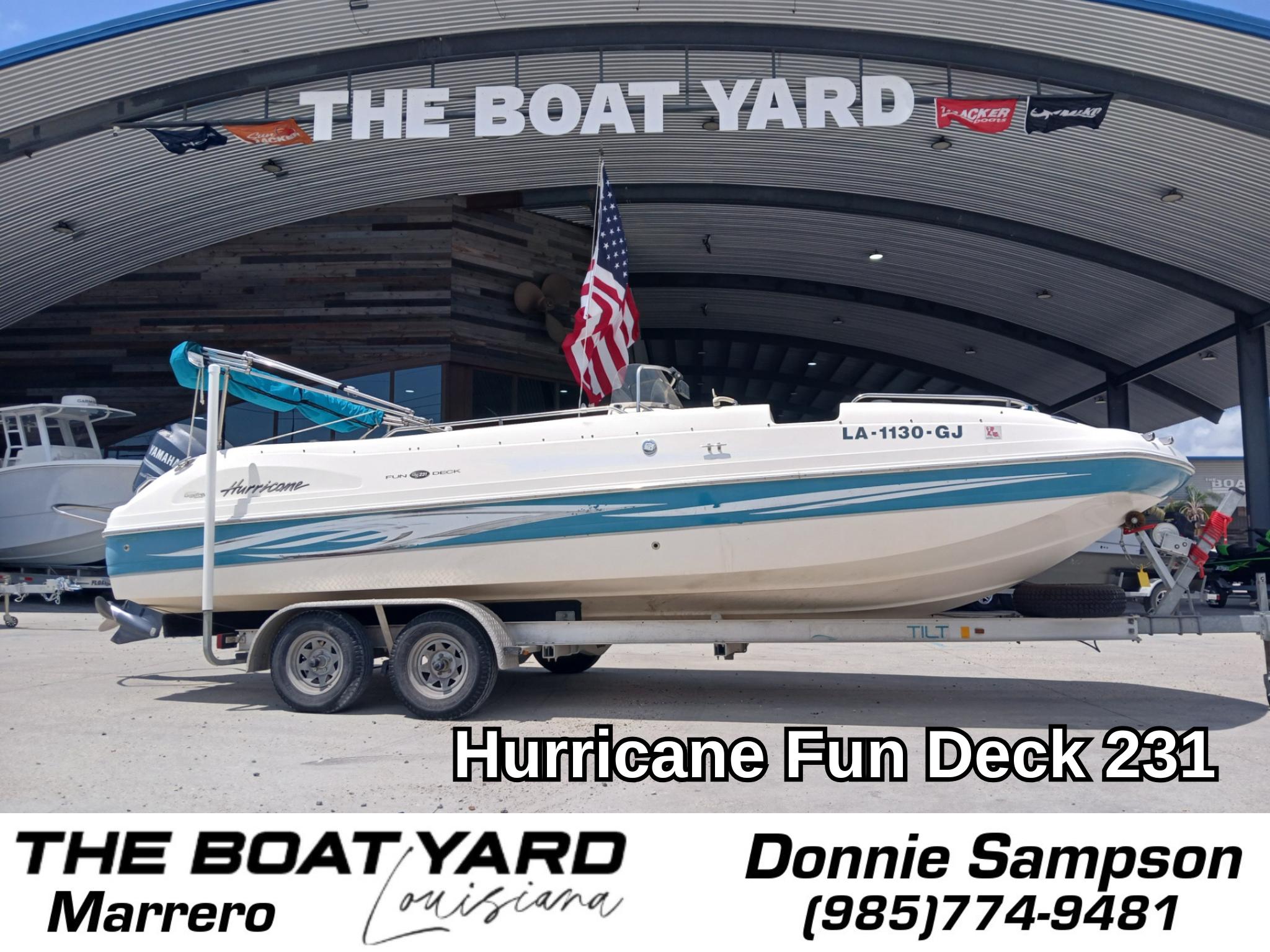 2008 Hurricane 231 Fun Deck