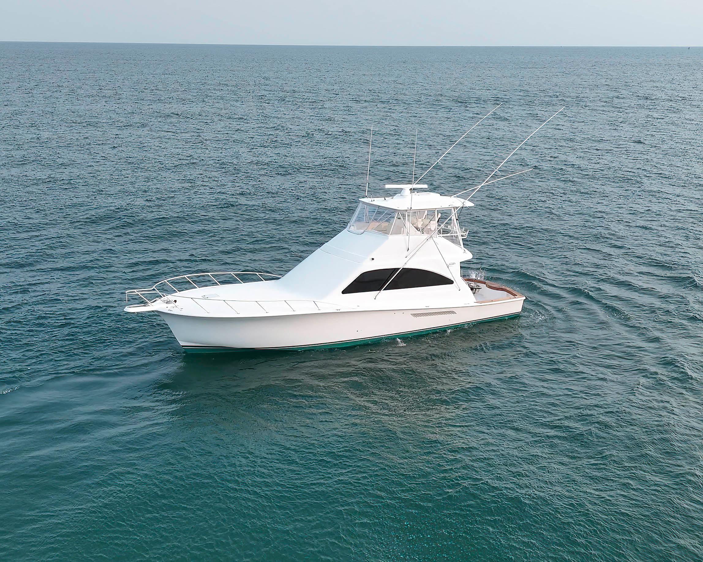 Ocean Yachts 54 Super Sport 2008 Ocean Yachts 54 Super Sport cruising on open sea.