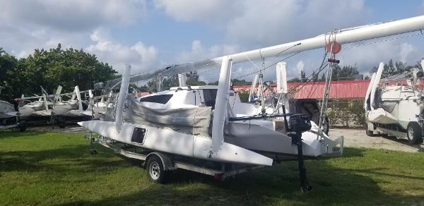 Corsair Dash 750 #413 On Trailer Aft