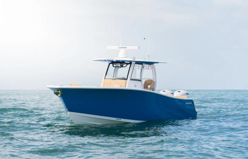 Sportsman Heritage 321 Center Console 2026 Sportsman Heritage 321 Center Console boat on open water.