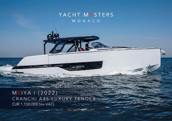 2022 Cranchi A46 Luxury Tender