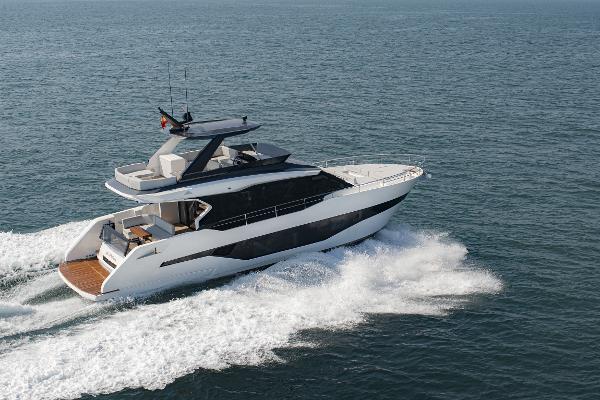 Astondoa AS5 2023 Astondoa AS5 yacht cruising on open water.