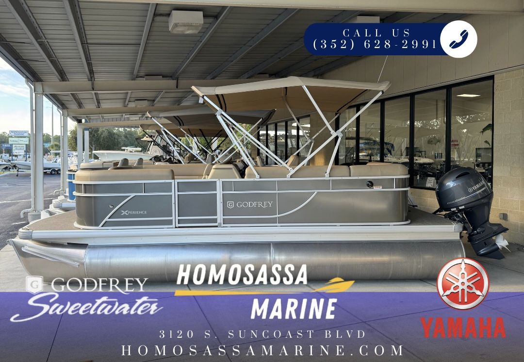 Sweetwater Xperience Cruise 2086 CXP 2025 Sweetwater Xperience Cruise 2086 CXP pontoon boat at Homosassa Marine dealership.