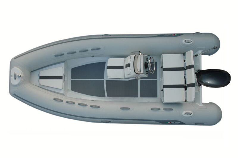 AB Inflatables Alumina 15 ALX Deep V-Hull Aluminum Sport Console RIB Boat