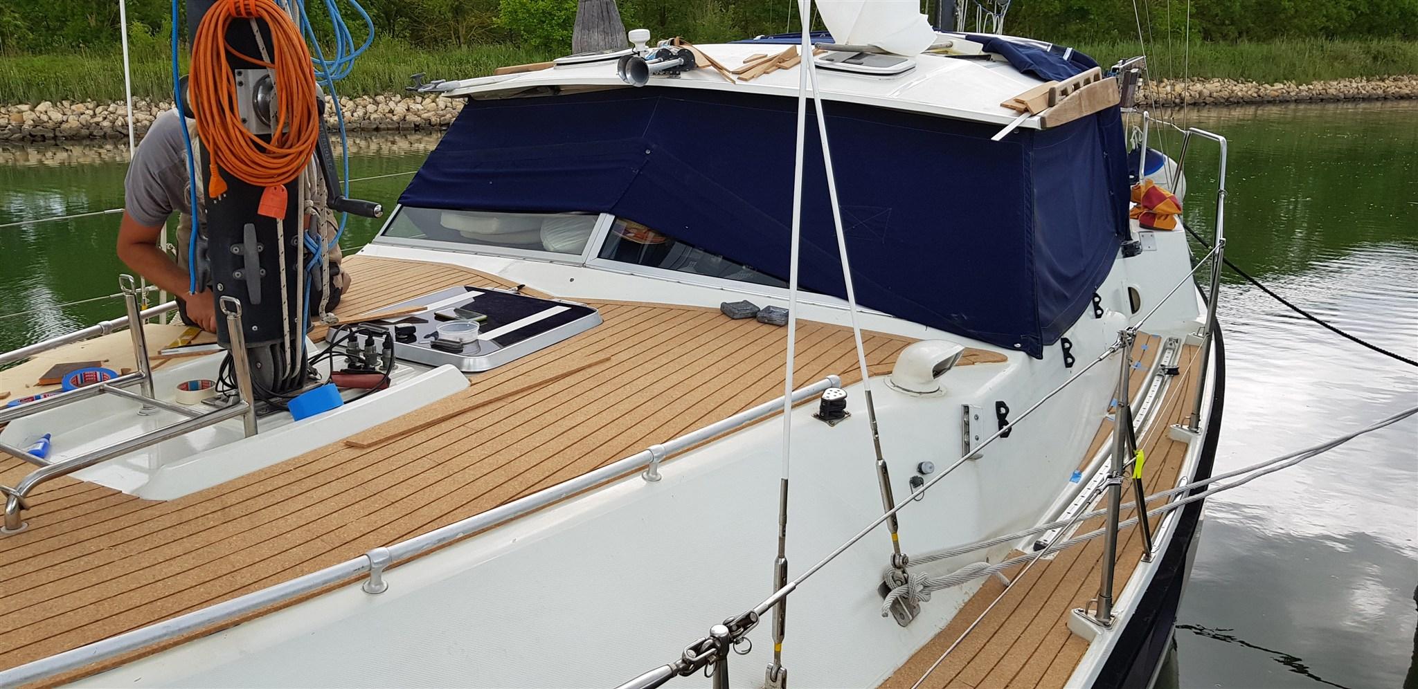 Custom FISKARS AB FINNSAILER 38 KETCH lavorazione sughero