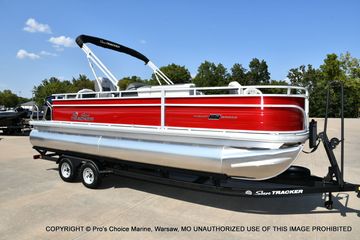 2026 Sun Tracker FISHIN' BARGE 22 DLX w/150HP Mercury 4 Stroke