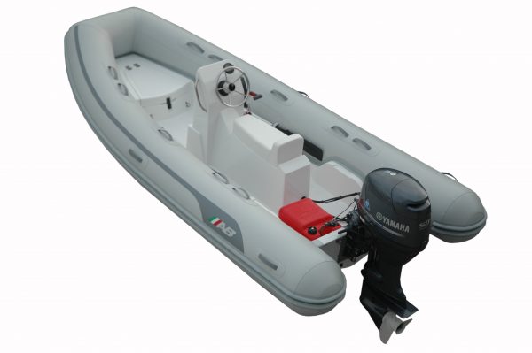 AB Inflatables Navigo 14 VS Inflatable Boat forward-hull, roomiest Fiberglass RIB