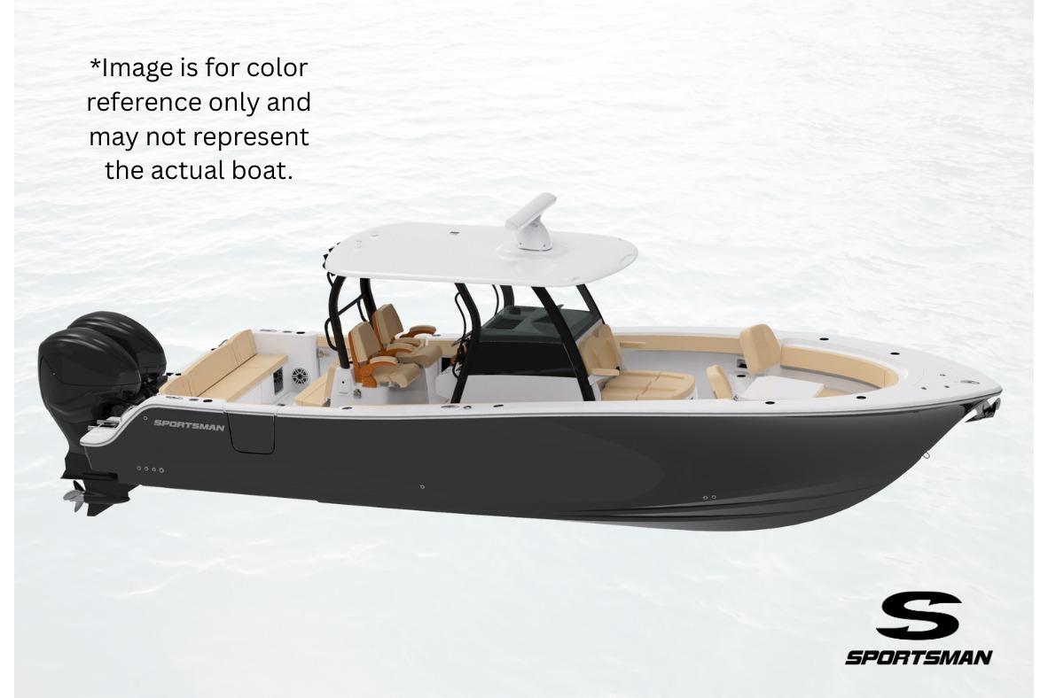 Sportsman Masters 247OE Bay Boat 2026 Sportsman Masters 247OE Bay Boat, side view, on water, for color reference only.