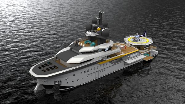 Custom Ocean Xplorer 230 230 ft Global Expedition Yacht