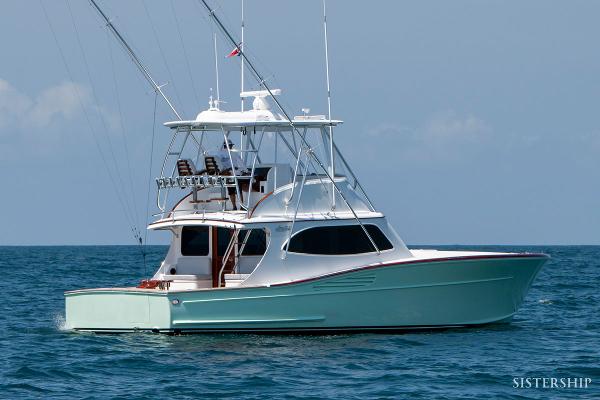 Maverick Yachts Costa Rica 45 Sportfish 2025 Maverick Yachts Costa Rica 45 Sportfish cruising on open water.