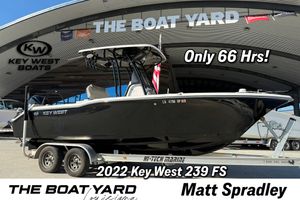 Key West 239 FS 2022 Key West 239 FS boat at The Boat Yard, only 66 hours used.