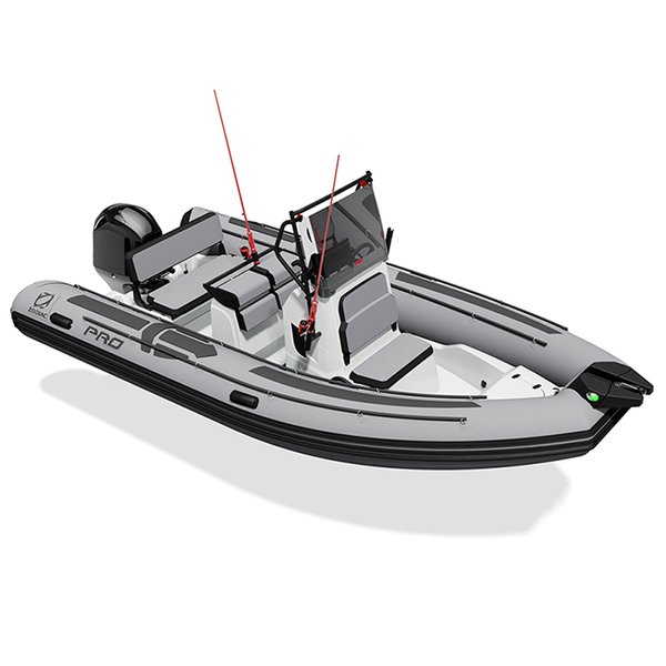 Zodiac PRO 5.5 NEO Light Grey Boat with Light Grey Hull, Max 12 Persons (BOAT ONLY)