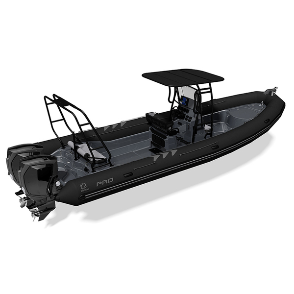 Zodiac PRO Classic 850 Black Boat Grey Hull, Max 25 Persons (BOAT ONLY)