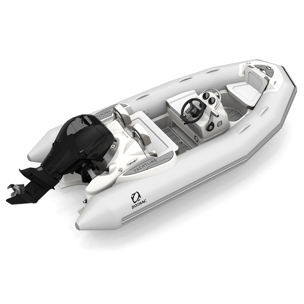 Zodiac YACHTLINE 360 Deluxe PVC Boat Light Grey, Max 4 Persons (BOAT ONLY)