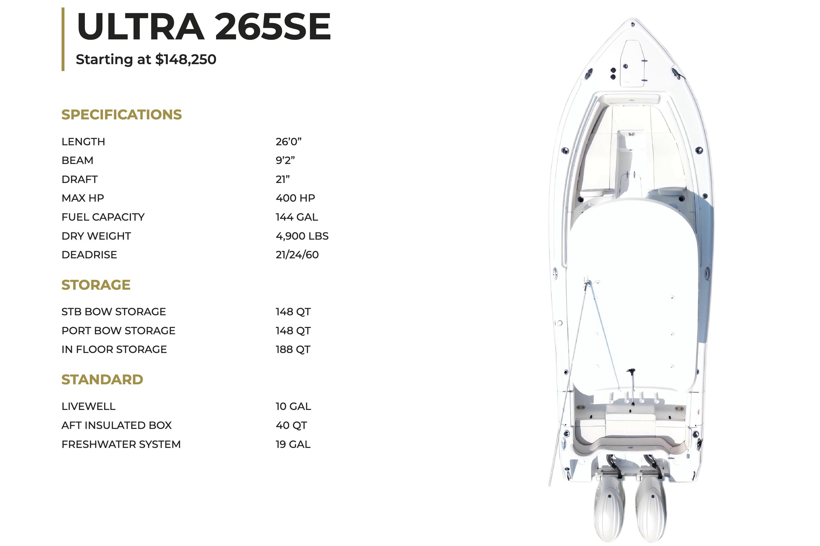 2026 Sea Hunt Ultra 265 SE