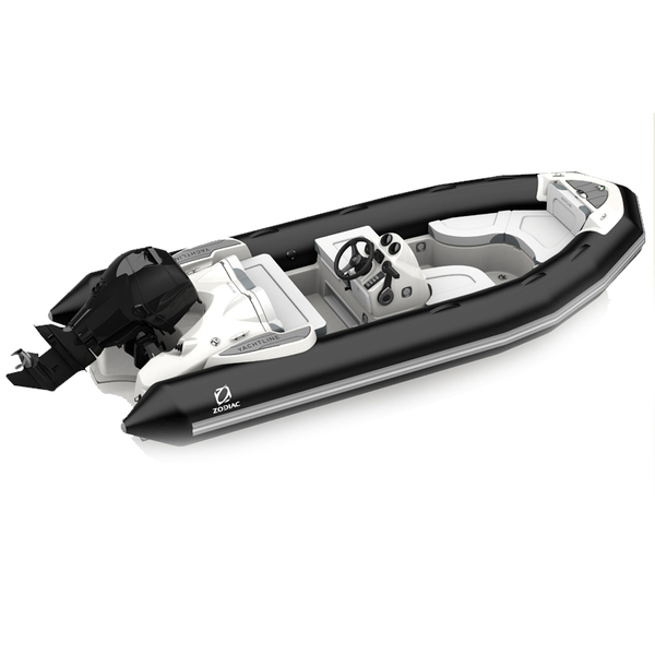 Zodiac YACHTLINE 440 Deluxe PVC Boat Black, Max 6 Persons (BOAT ONLY)