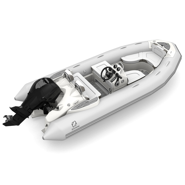 Zodiac YACHTLINE 440 Deluxe PVC Boat Light Grey, Max 6 Persons (BOAT ONLY)