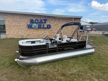 2026 Montego Bay 8522 Swingback Premium Deluxe Pontoon & Honda 4-Stroke EFI