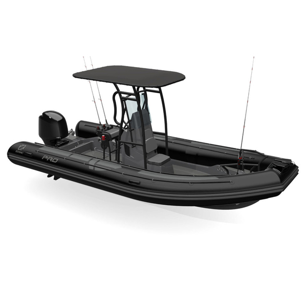 Zodiac PRO 6.5 NEO Black Boat Dark Grey Hull, Max 15 Persons (BOAT ONLY)