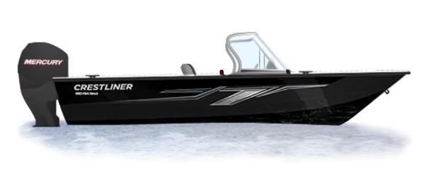 2021 Crestliner 1850 Fish Hawk - low hours with 9.9 Kicker motor - boats -  by dealer - marine sale - craigslist