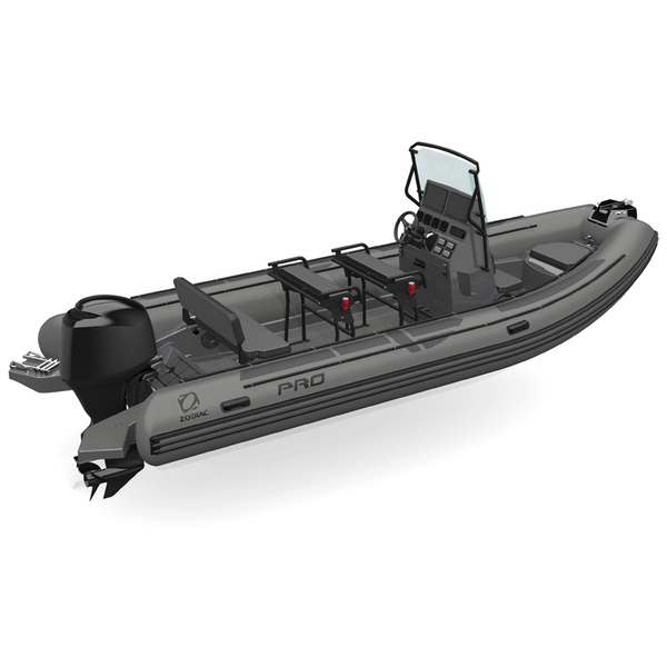 Zodiac PRO 6.5 PVC Grey Boat Light Grey Hull, Max 15 Persons (BOAT ONLY)