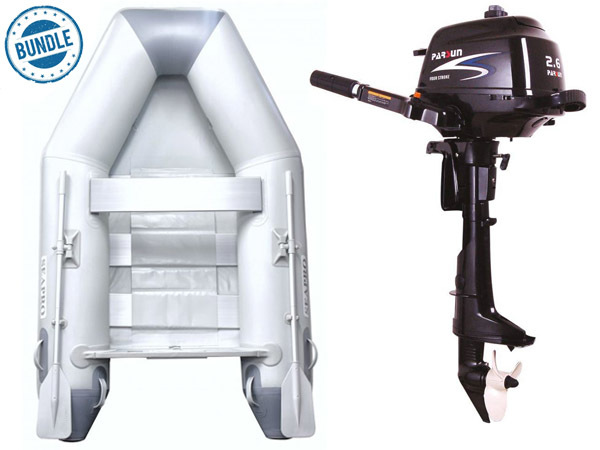 Sea Pro 240RU Rollup Inflatable and Parsun 2.6hp 4 stroke Outboard Engine Bundle only