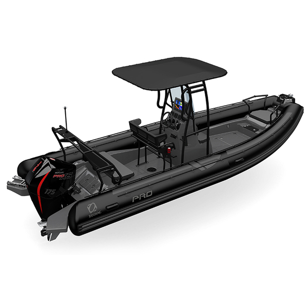 Zodiac PRO 7 NEO Black Boat Light Grey Hull, Max 16 Persons (BOAT ONLY)