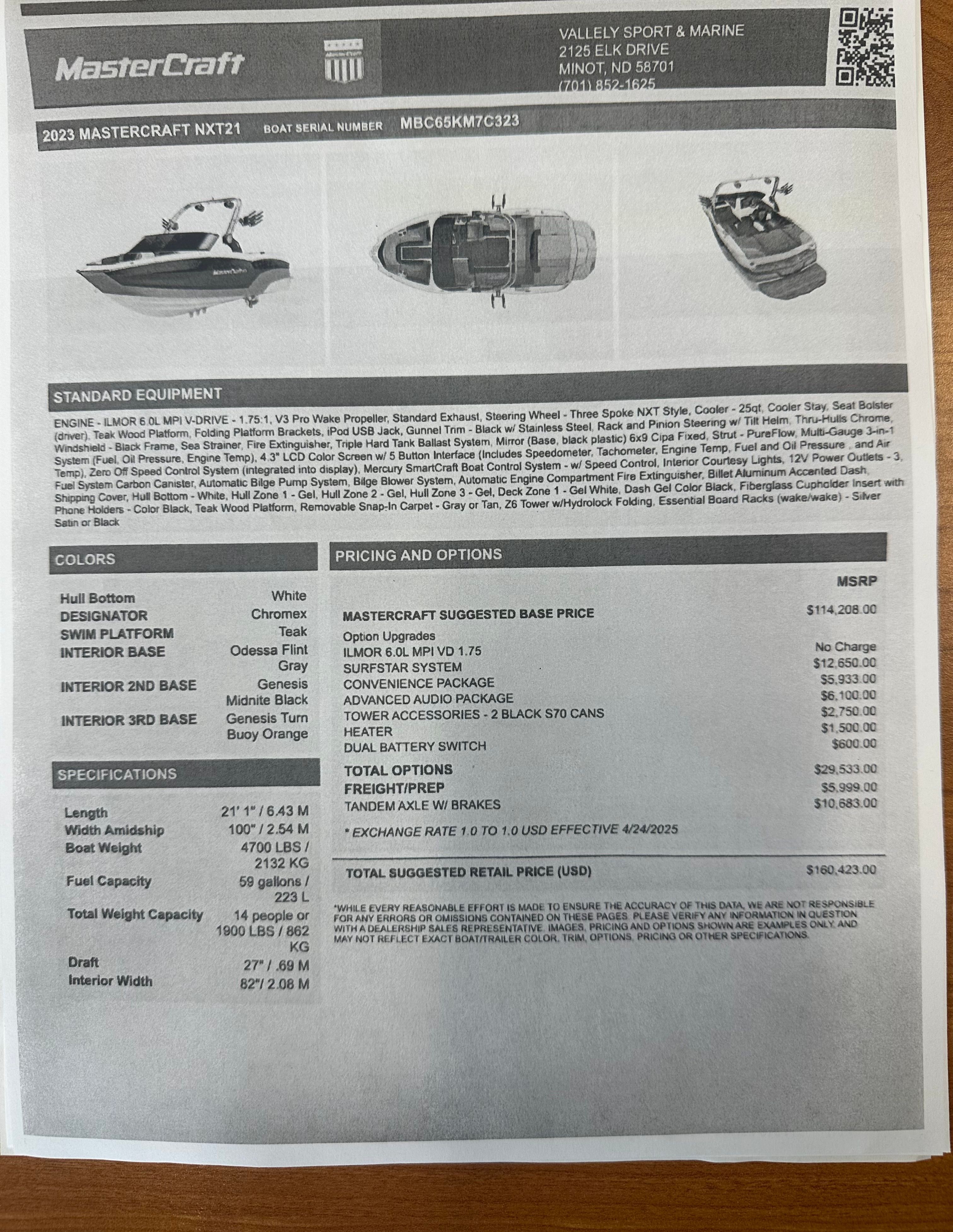 2023 MasterCraft NXT21