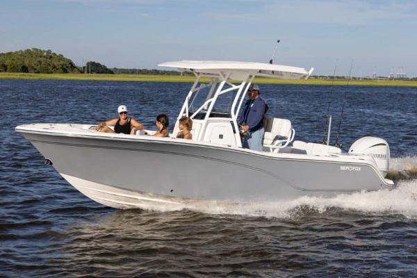 Sea Fox 248 Commander Manufacturer Provided Image: 2025 Sea Fox 248 Commander boat cruising with passengers on a sunny day.