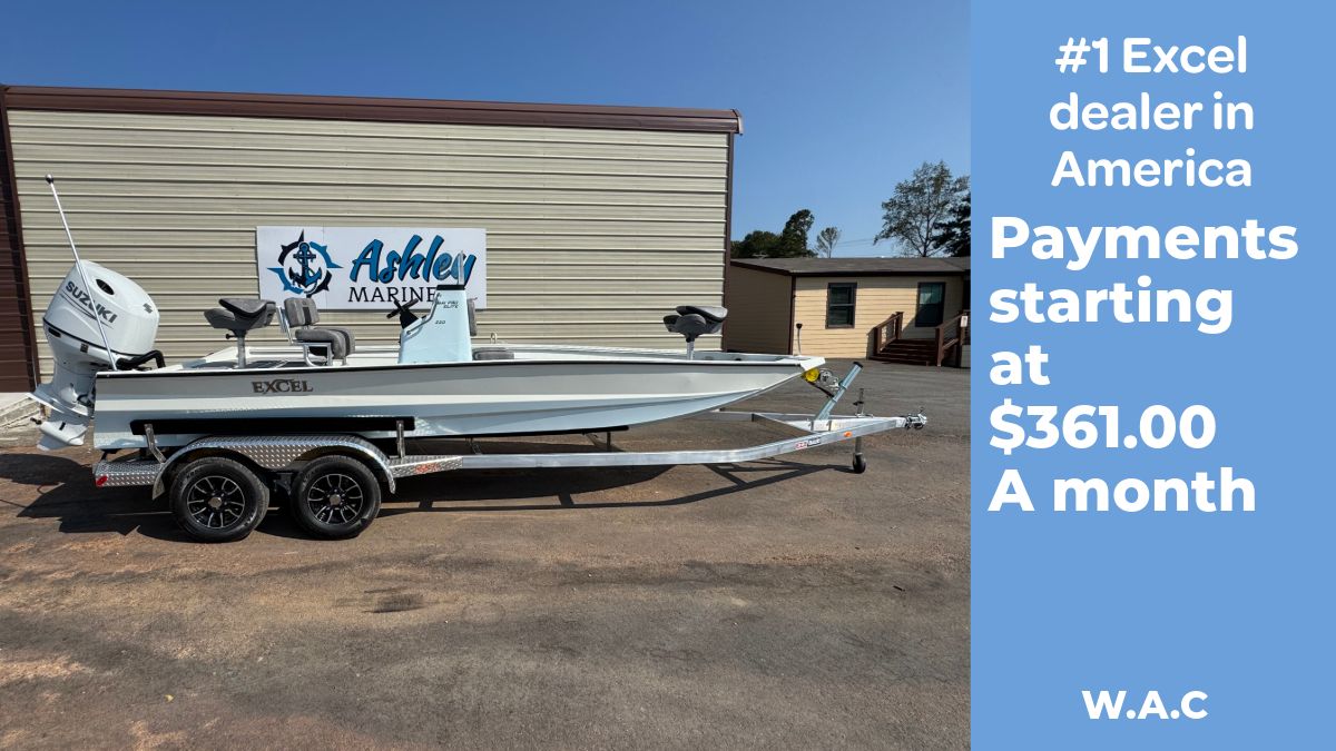 Excel Bay Pro 220 220 ELITE 2026 Excel Bay Pro 220 Elite boat at Ashley Marine, financing from $361/month.