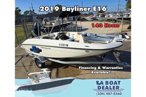 Bayliner Element E16 2019 Bayliner Element E16 boat with 143 hours, financing and warranties available.