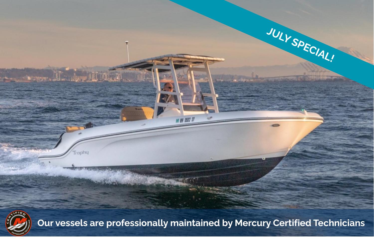 Bayliner Trophy 2021 Bayliner Trophy boat on water, July special offer, professionally maintained.