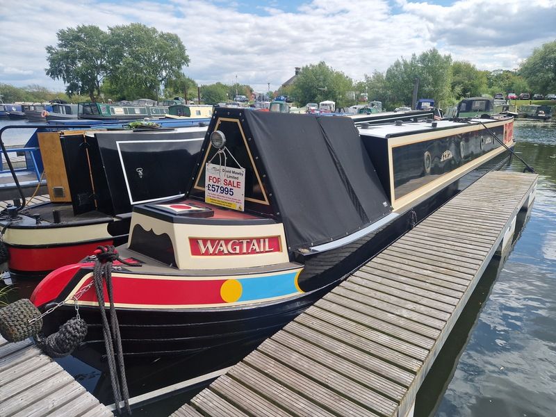 1997 Marquee Narrowboats 65ft Trad Stern Called Wagtail