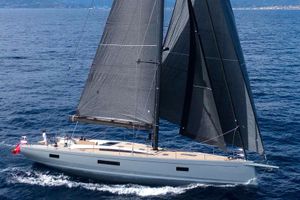 Maxi Dolphin 62 AB Sleek Maxi Dolphin 62 AB yacht sailing on open sea, 2020 model.