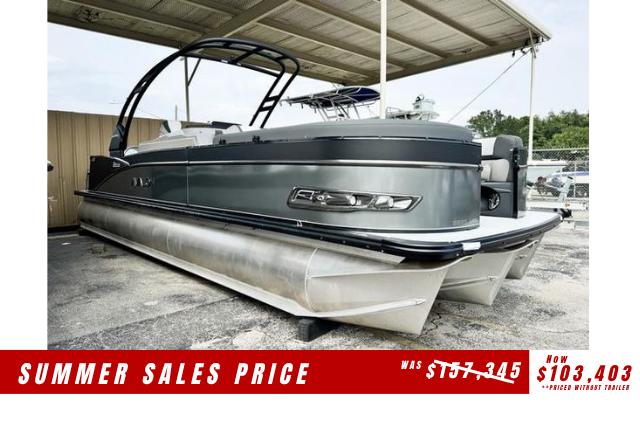 Avalon Catalina 2585 Versatile Rear Bench 2024 Avalon Catalina 2585 Versatile Rear Bench pontoon boat on sale, sleek design, summer discount.
