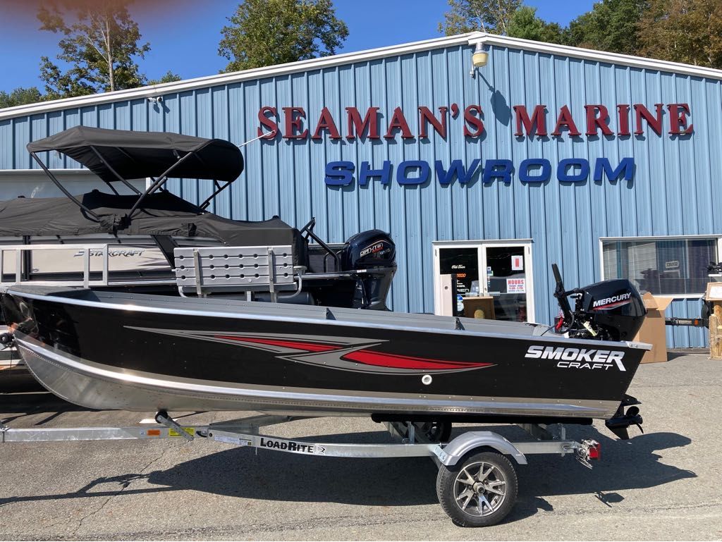 Smoker Craft Big Fisherman 14 TL 2025 Smoker Craft Big Fisherman 14 TL boat at Seaman's Marine showroom.
